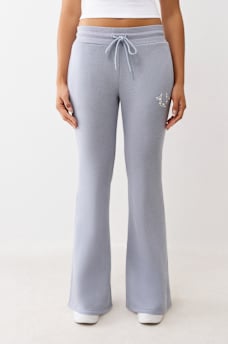 CRYSTAL HORSESHOE FLARE SWEATPANT, image 1