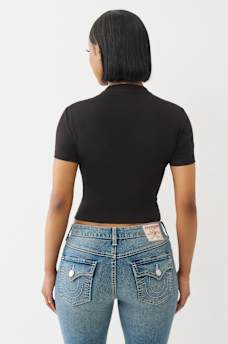 CRYSTAL HORSESHOE BABY TEE, image 5