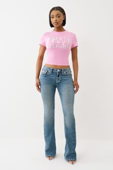 CRYSTAL HORSESHOE BABY TEE, image 4