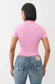 CRYSTAL HORSESHOE BABY TEE, image 5
