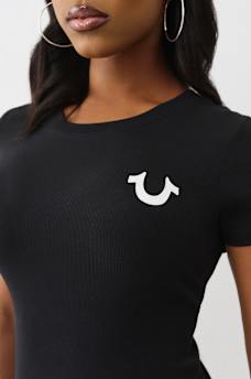 RIBBED LOGO BABY TEE, image 6