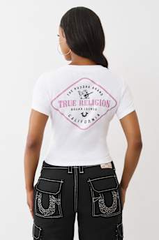 RIBBED LOGO BABY TEE, image 5