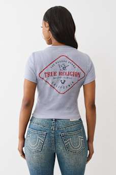 RIBBED LOGO BABY TEE, image 5