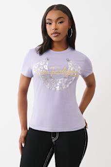 METALLIC LEOPARD GRAPHIC  TEE, image 2