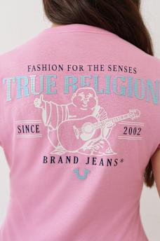 GRIDDED BUDDHA CREW TEE, image 1