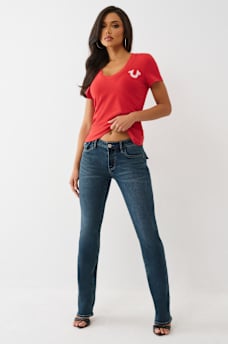 BANDANA HORSESHOE V NECK TEE, image 3