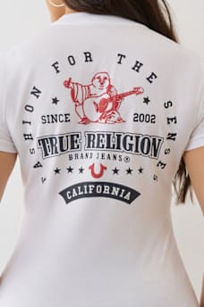 MOVIE STAR BUDDHA V NECK TEE, image 1