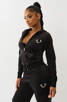 WING VELOUR ZIP HOODIE, image 4