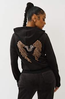 WING VELOUR ZIP HOODIE, image 6