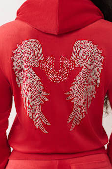 WING VELOUR ZIP HOODIE, image 1