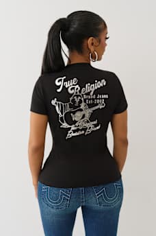 BUDDHA METALLIC CREW TEE, image 5