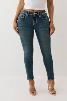 JENNIE STUDDED MID RISE CURVY SKINNY JEAN, image 2