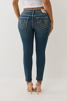 JENNIE STUDDED MID RISE CURVY SKINNY JEAN, image 5