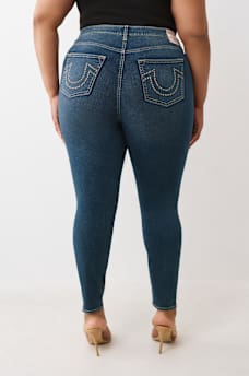 PLUS JENNIE STUDDED MID RISE CURVY SKINNY JEAN, image 5