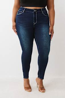 PLUS JENNIE MID RISE CURVY SKINNY JEAN, image 1