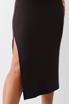 HENLEY RIBBED MIDI DRESS, image 5