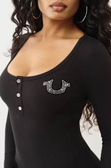 RIBBED LOGO HENLEY, image 6