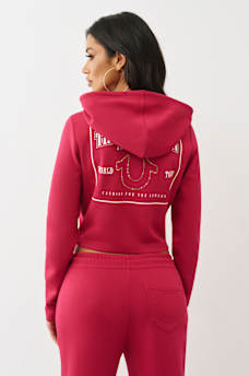SHRUNKEN LOGO ZIP HOODIE, image 5