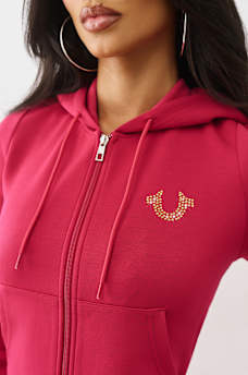 SHRUNKEN LOGO ZIP HOODIE, image 6