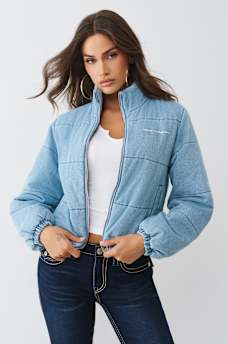 CHAQUETA ACOLCHADA DE MEZCLILLA, image 4