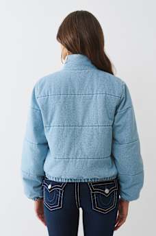 CHAQUETA ACOLCHADA DE MEZCLILLA, image 7