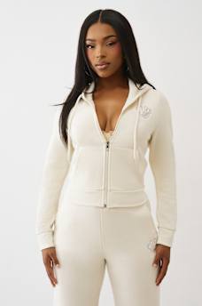 SHRUNKEN WING ZIP HOODIE, image 2