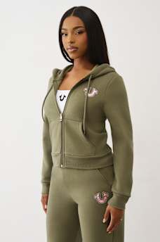 SHRUNKEN WING ZIP HOODIE, image 4