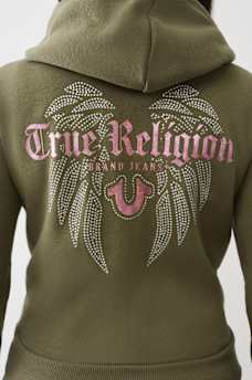 SHRUNKEN WING ZIP HOODIE, image 1