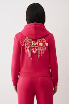SHRUNKEN WING ZIP HOODIE, image 6