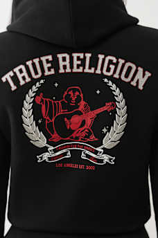 BUDDHA BANNER ZIP HOODIE, image 1