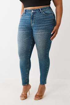 PLUS JENNIE MID RISE FLAP CURVY SKINNY JEAN, image 3