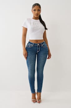 JENNIE BIG T MID RISE CURVY SKINNY JEAN, image 3