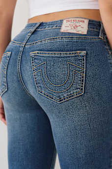 BECCA MID RISE CUFFED BOOTCUT JEAN, image 5