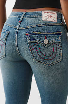 BECCA MID RISE BOOTCUT JEAN, image 1