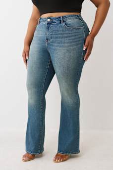 PLUS BECCA MID RISE FLAP BOOTCUT JEAN, image 4