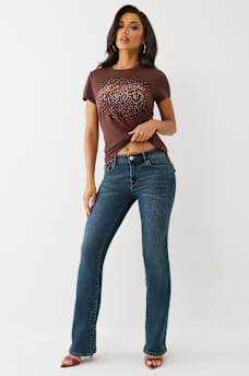 BECCA CRYSTAL FLAP BOOTCUT JEAN, image 2