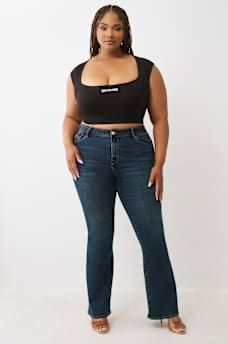 PLUS BECCA CRYSTAL FLAP BOOTCUT JEAN, image 2