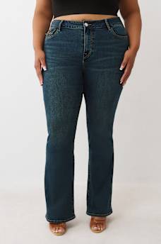 PLUS BECCA CRYSTAL FLAP BOOTCUT JEAN, image 1