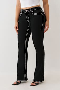 BECCA MID RISE BIG T BOOTCUT JEAN, image 4