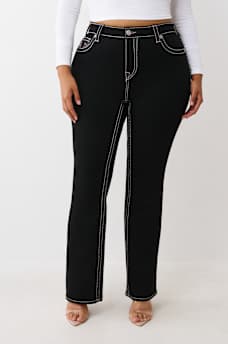 PLUS BECCA MID RISE BIG T BOOTCUT JEAN, image 2