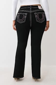 PLUS BECCA MID RISE BIG T BOOTCUT JEAN, image 5