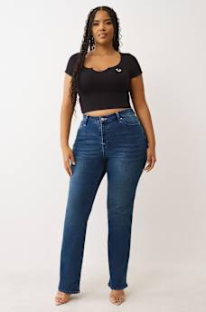 PLUS BILLIE MID RISE STRAIGHT JEAN, image 2