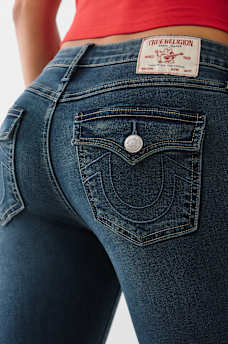 BILLIE MID RISE FLAP STRAIGHT JEAN, image 5