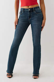 BILLIE MID RISE FLAP STRAIGHT JEAN, image 1