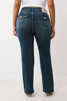 PLUS BILLIE MID RISE FLAP STRAIGHT JEAN, image 4