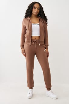 BUTTERFLY CRYSTAL LOGO ZIP HOODIE, image 3