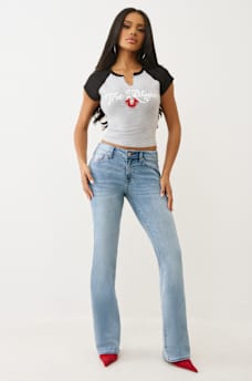 HORSESHOE NOTCH RAGLAN TEE