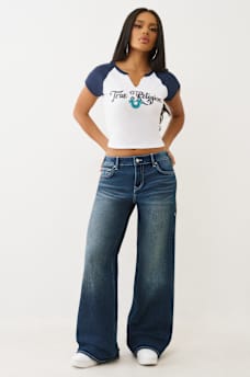 HORSESHOE NOTCH RAGLAN TEE, image 3