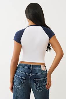 HORSESHOE NOTCH RAGLAN TEE, image 5