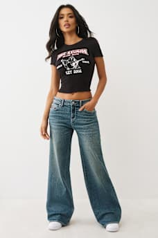 BUDDHA LETTUCE HEM RIBBED BABY TEE